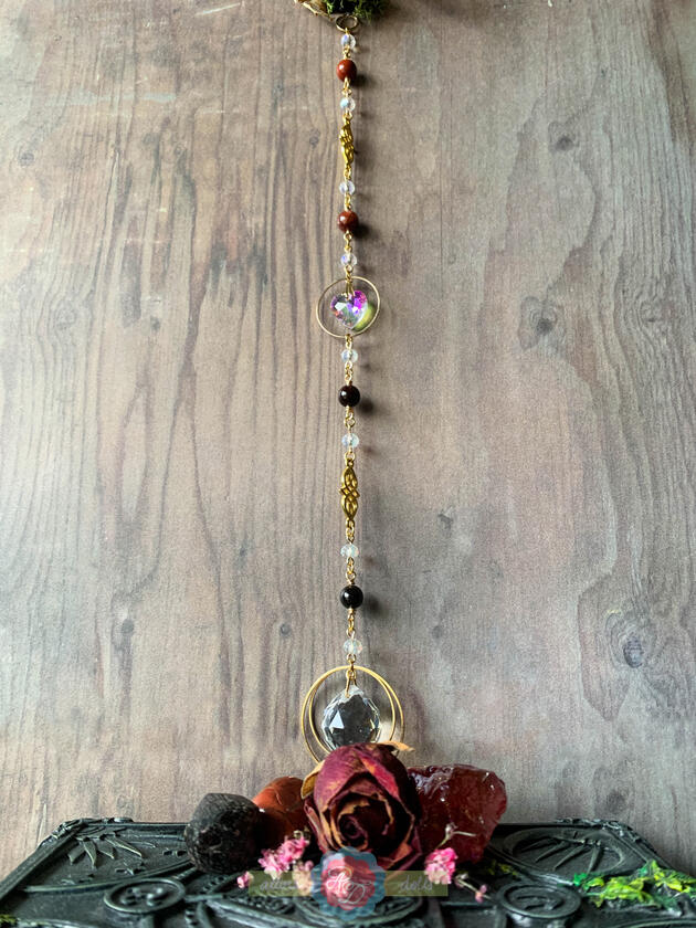 Red Crystal Sun Catcher/Wall Hanging