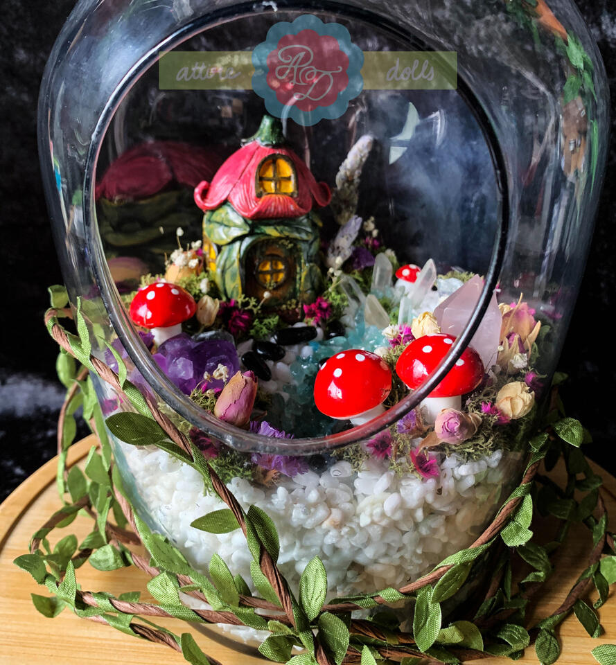 Giant Fairy Crystal Terrarium