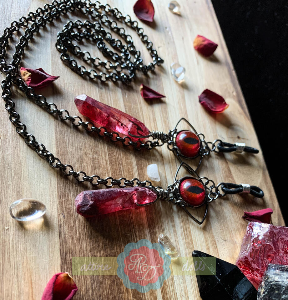 Cult of the Lamb Inspired Glasses Chain