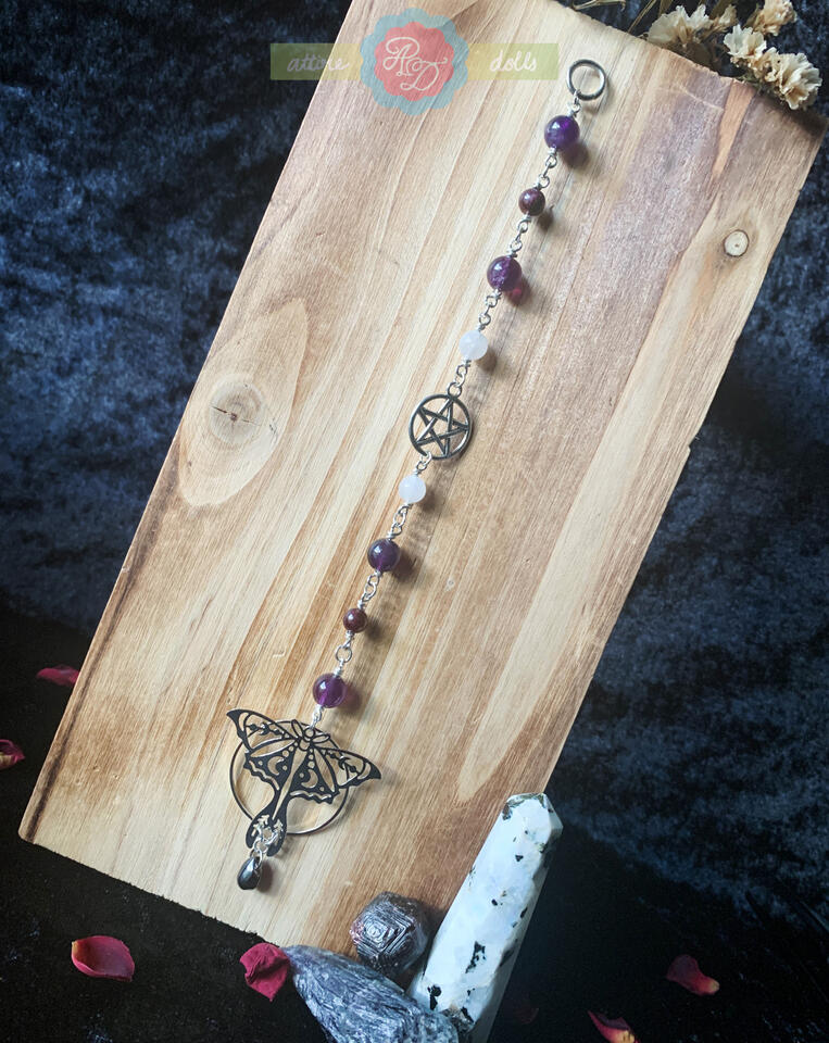 Wall Hanging with Amethst, Garnet and Moonstone